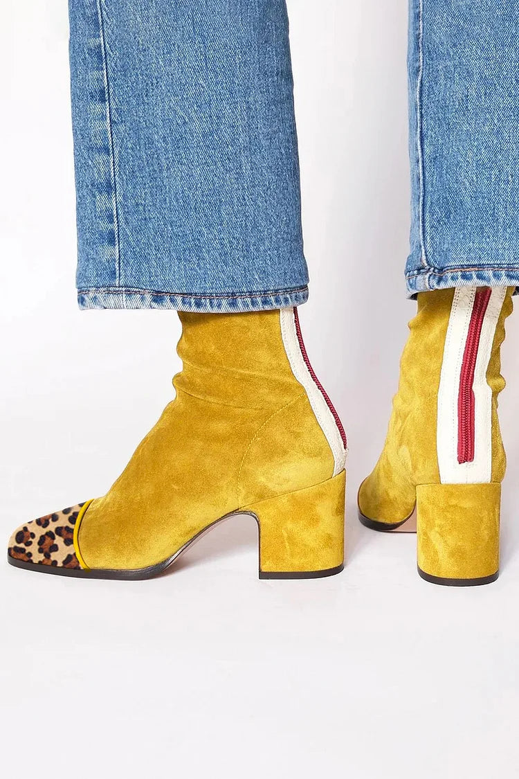 NORTHLINE STUDIO | MID-HEEL ANKLE BOOT WITH SPORTY DETAILS