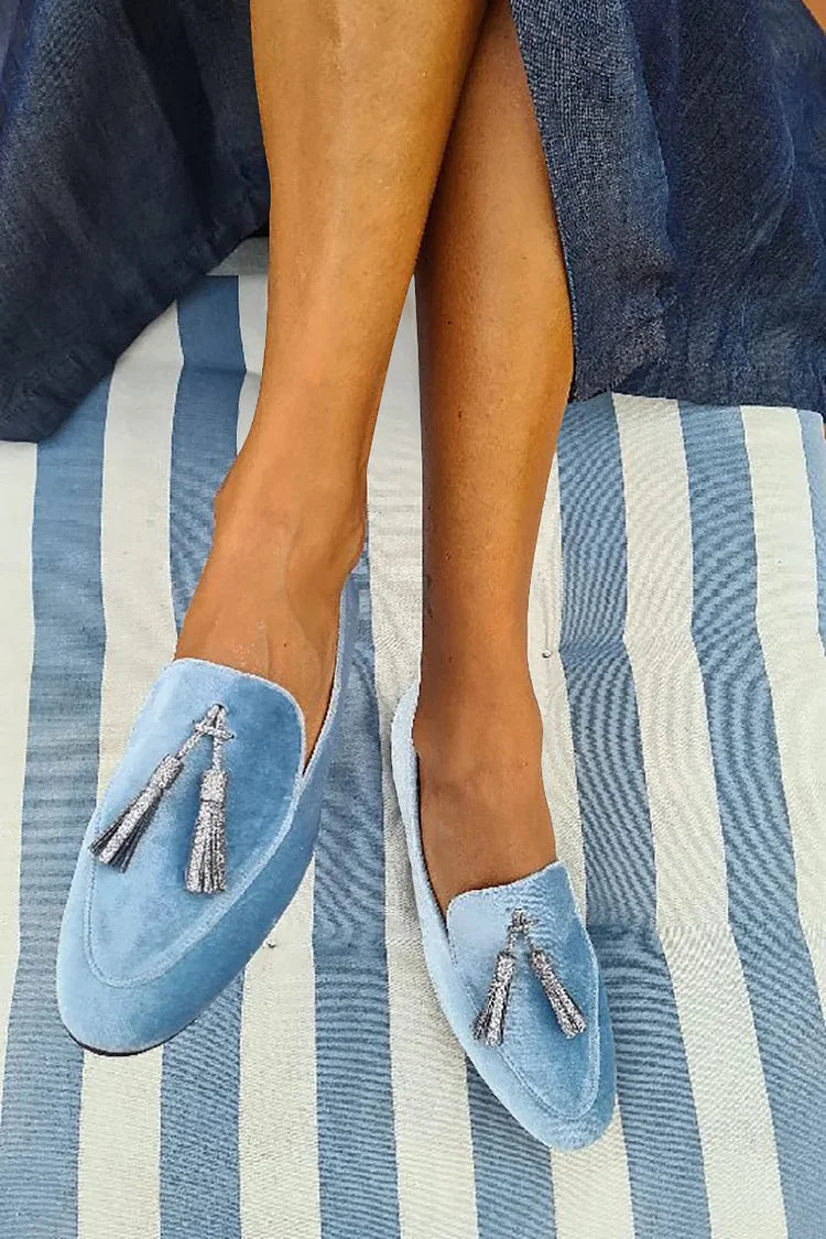 NORTHLINE STUDIO | SLIPPER WITH SILVER TASSEL