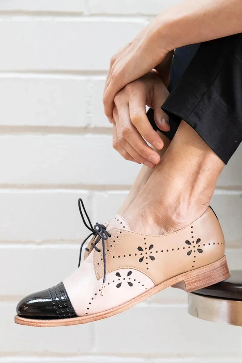 NORTHLINE STUDIO | TWO-TONE OXFORD SHOES