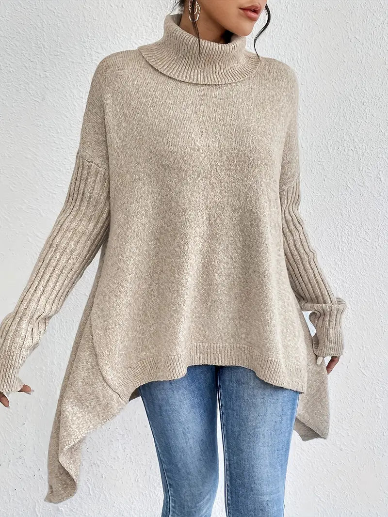RELAXED TURTLENECK SWEATER