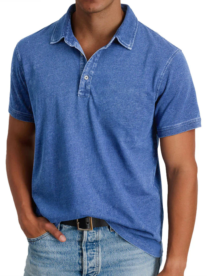 NICK | VINTAGE WASH POLO SHIRT