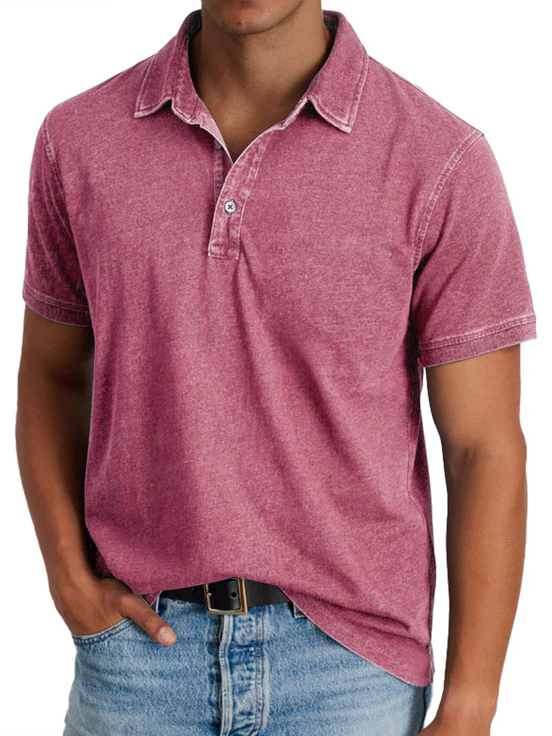 NICK | VINTAGE WASH POLO SHIRT