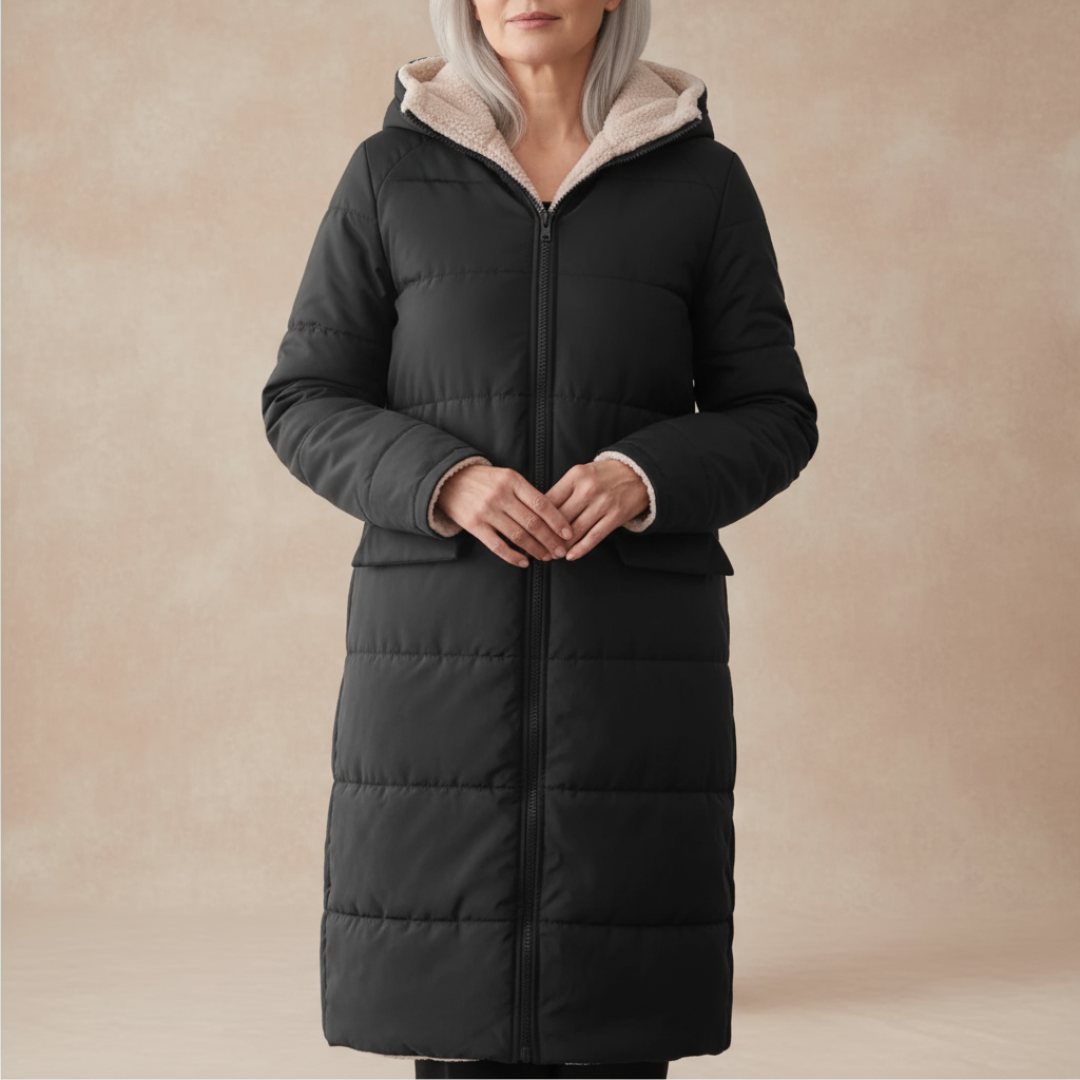 Elise | Reversible Wool-Lined Puffer Coat