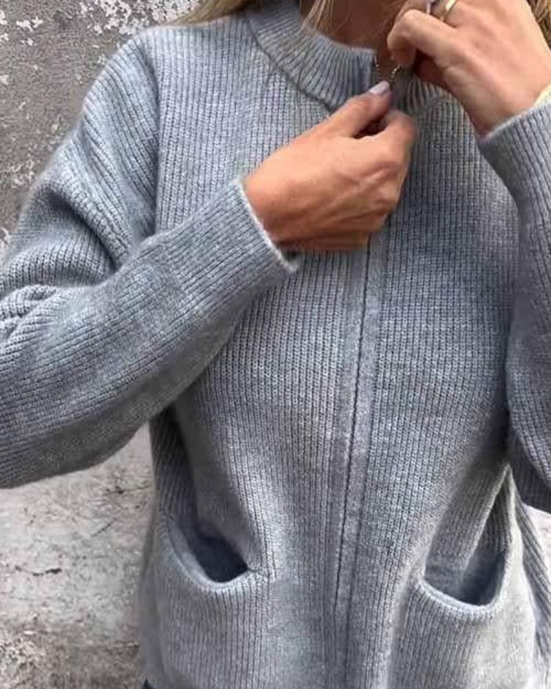 OPEN FRONT CARDIGAN