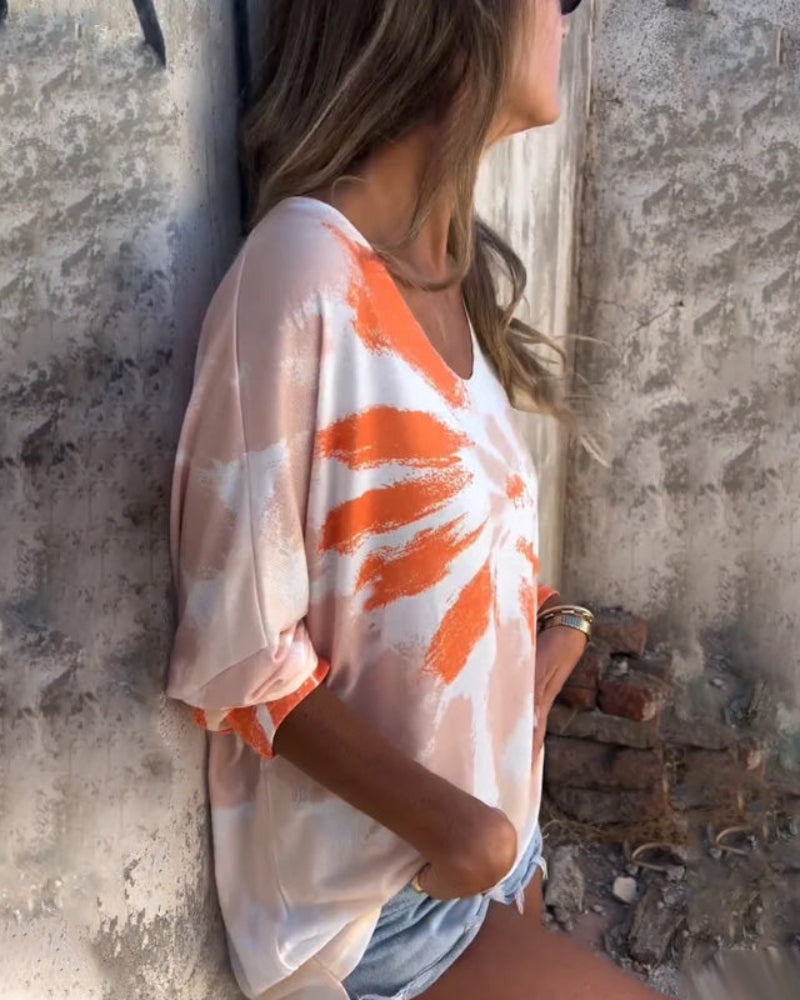 NORTHLINE STUDIO | TIE-DYE RELAXED SWEATER