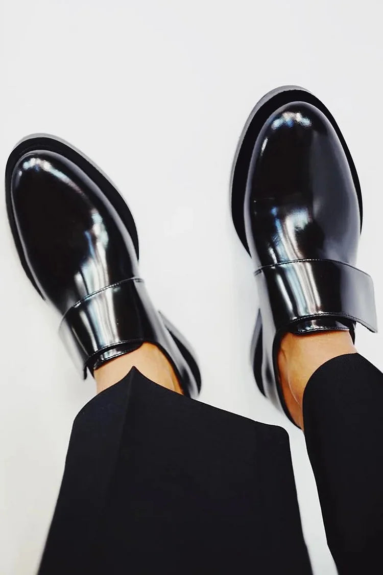 NORTHLINE STUDIO | POLISHED STRAP LOAFERS