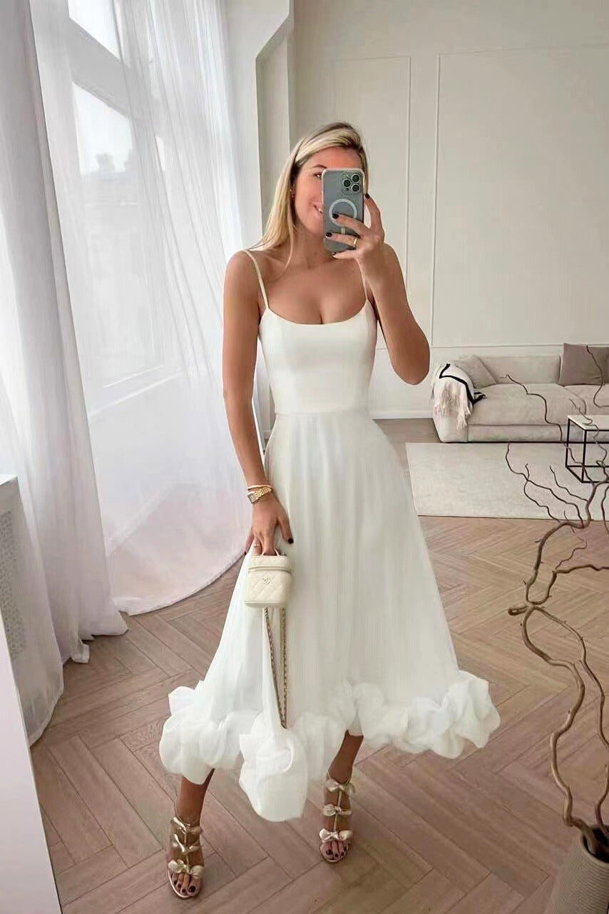 SOPHIA | ELEGANT RUFFLE DRESS