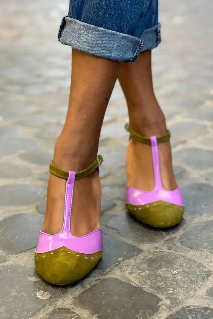 NORTHLINE STUDIO | CLOSED SANDAL WITH T-BAR STRAP