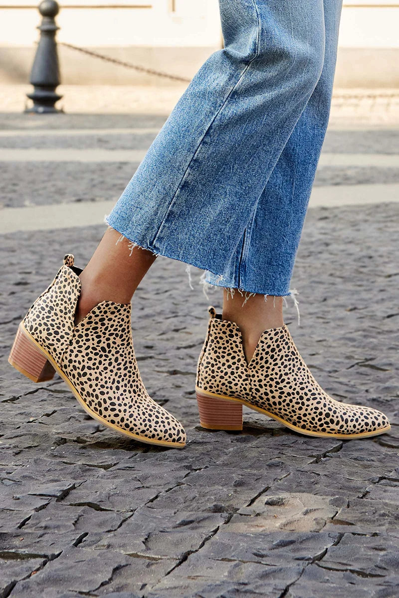 NORTHLINE STUDIO | PRINTED ANKLE BOOTS