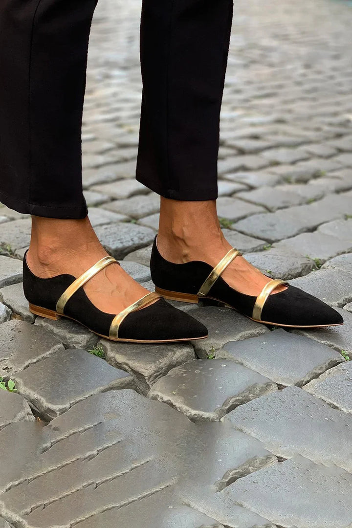 NORTHLINE STUDIO | PURPLE STRAP FLATS
