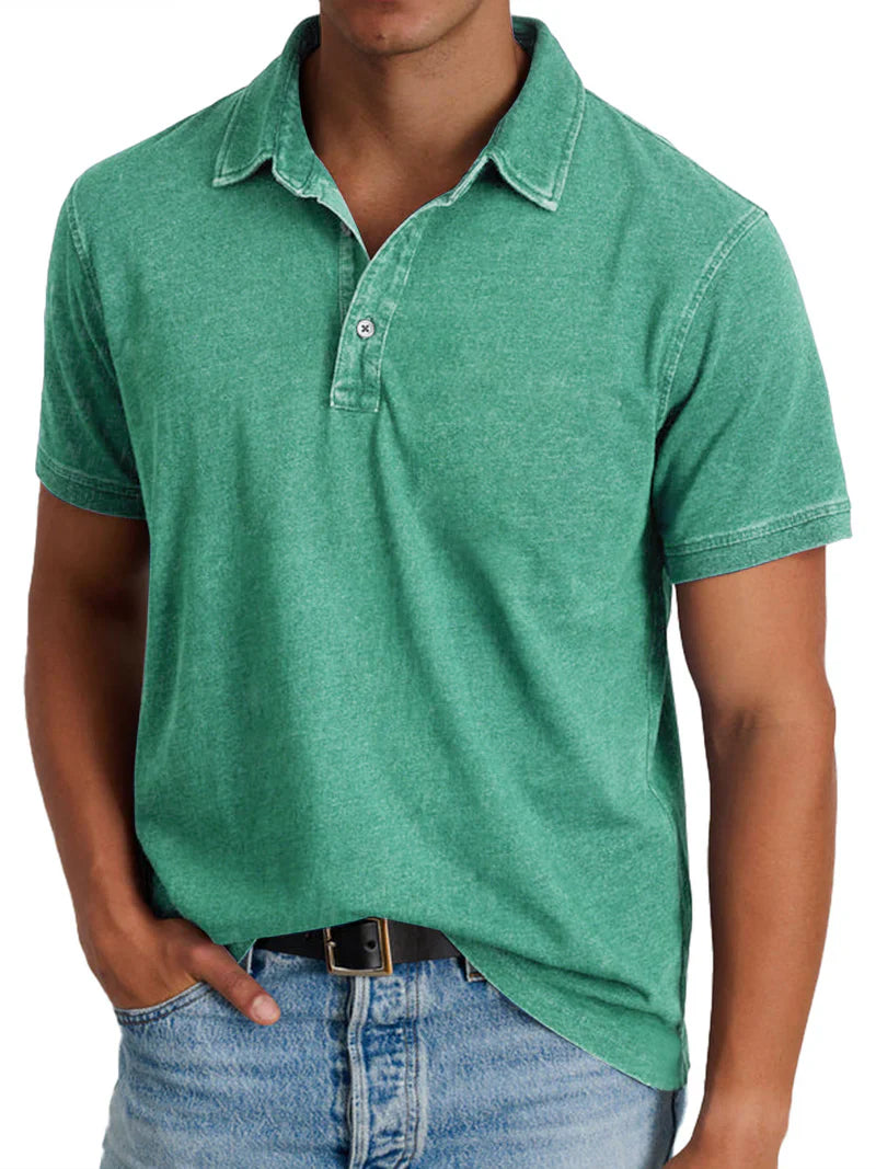 NICK | VINTAGE WASH POLO SHIRT