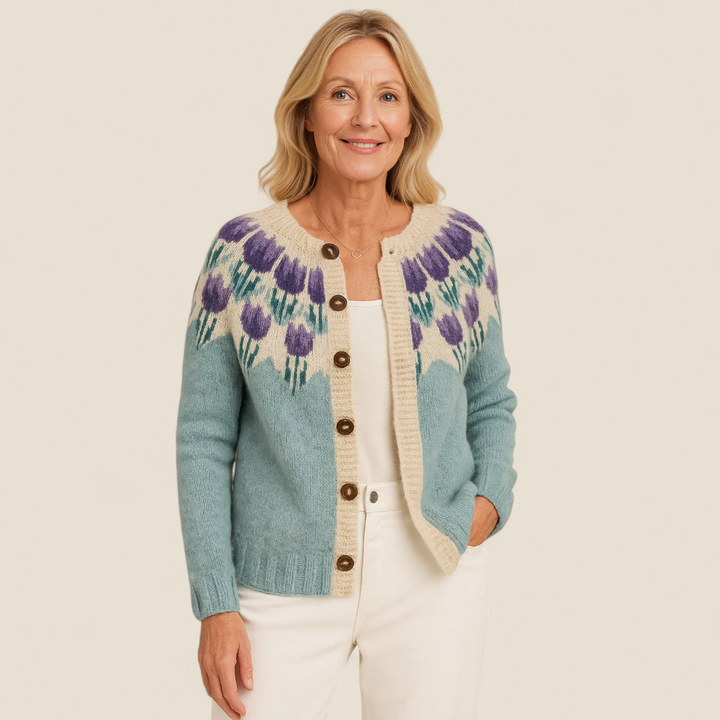 MARJORIE | NORDIC KNIT CARDIGAN