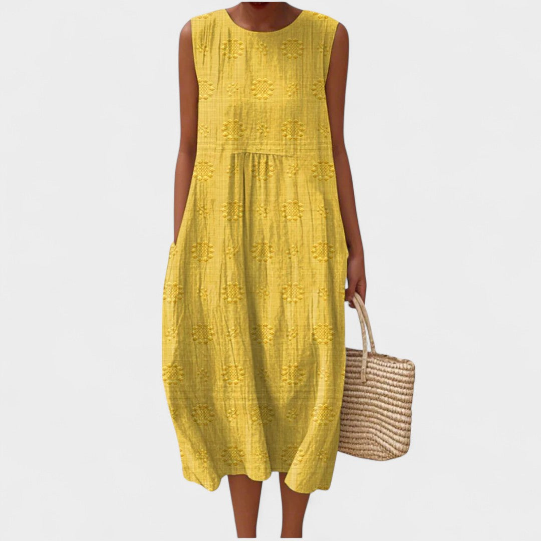 MADELINE | RELAXED EMBROIDERED DRESS