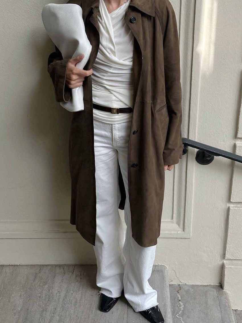 NORTHLINE STUDIO | CLASSIC BROWN TRENCH COAT