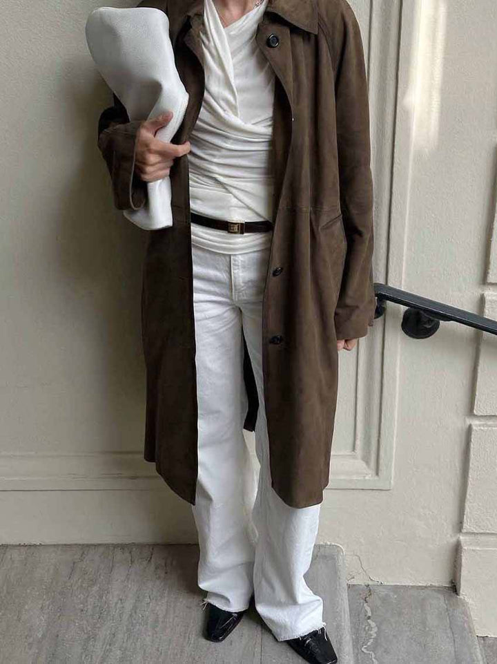 NORTHLINE STUDIO | CLASSIC BROWN TRENCH COAT