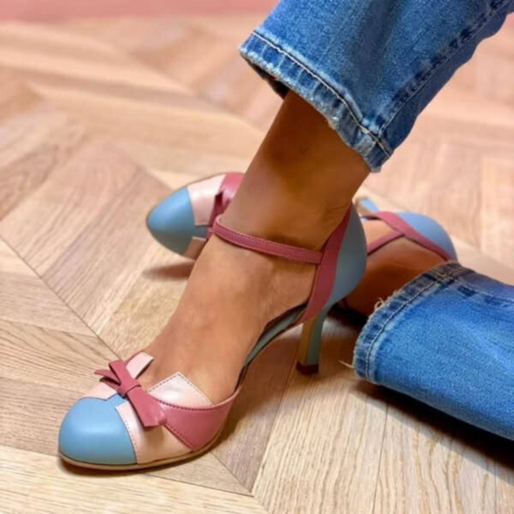 NORTHLINE STUDIO | COLORBLOCK HEEL PUMPS