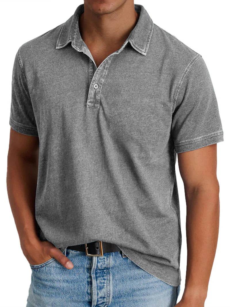 NICK | VINTAGE WASH POLO SHIRT