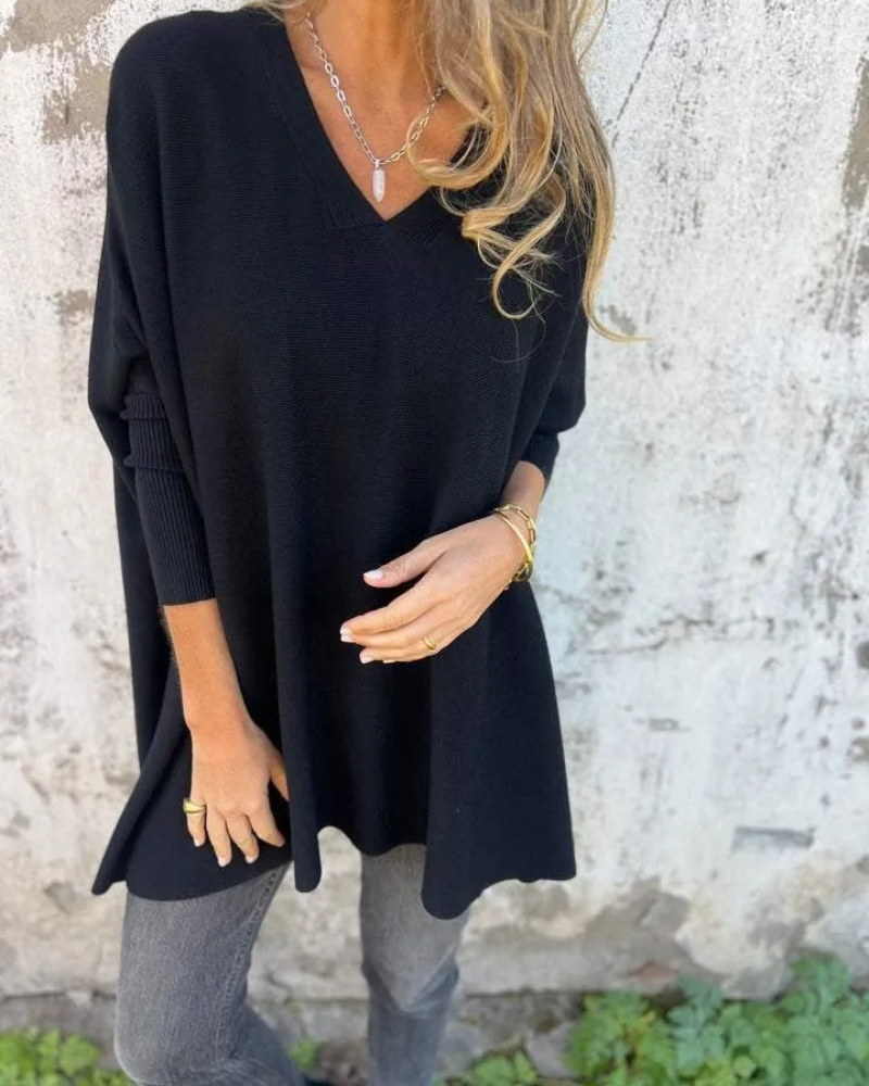 NORTHLINE STUDIO | OVERSIZED V-NECK SWEATER