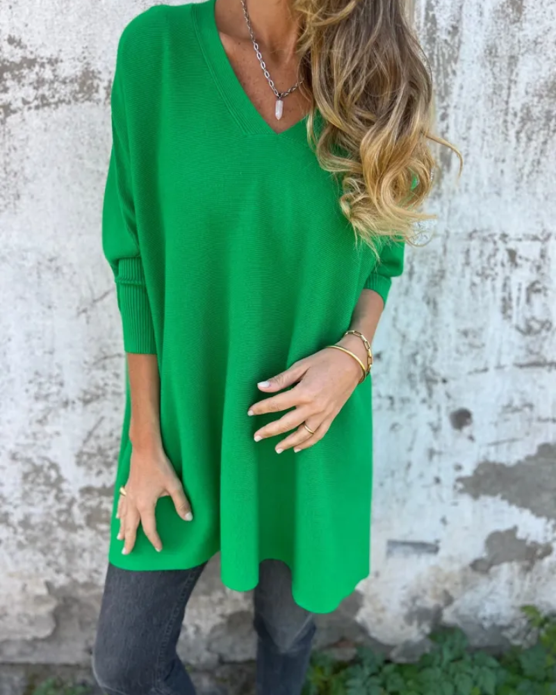 NORTHLINE STUDIO | OVERSIZED V-NECK SWEATER