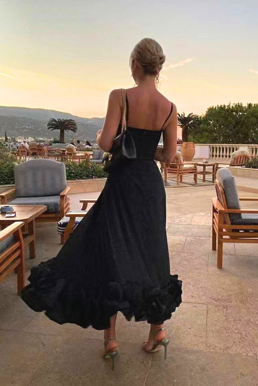 SOPHIA | ELEGANT RUFFLE DRESS