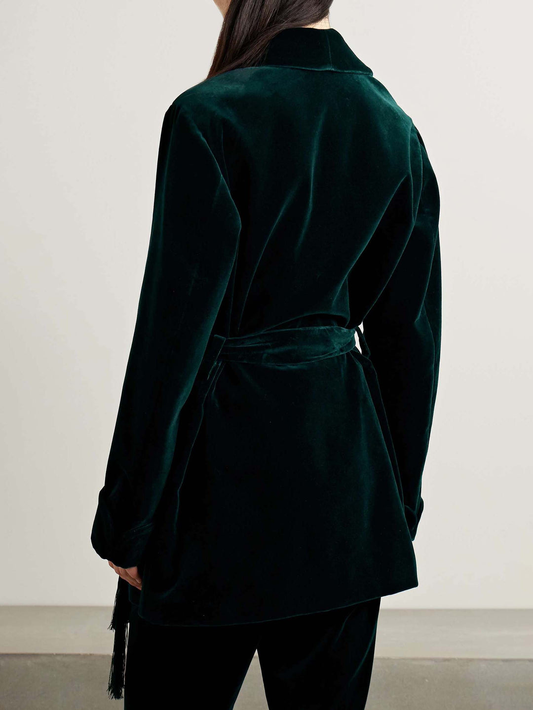 NORTHLINE STUDIO | EMERALD VELVET COAT