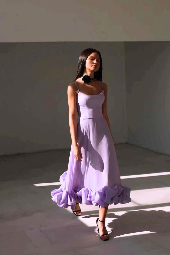 SOPHIA | ELEGANT RUFFLE DRESS