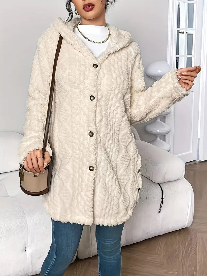 NORTHLINE STUDIO | Plush Hooded Cardigan