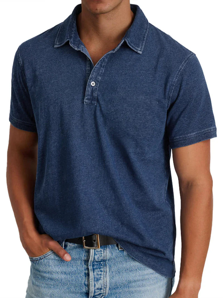 NICK | VINTAGE WASH POLO SHIRT