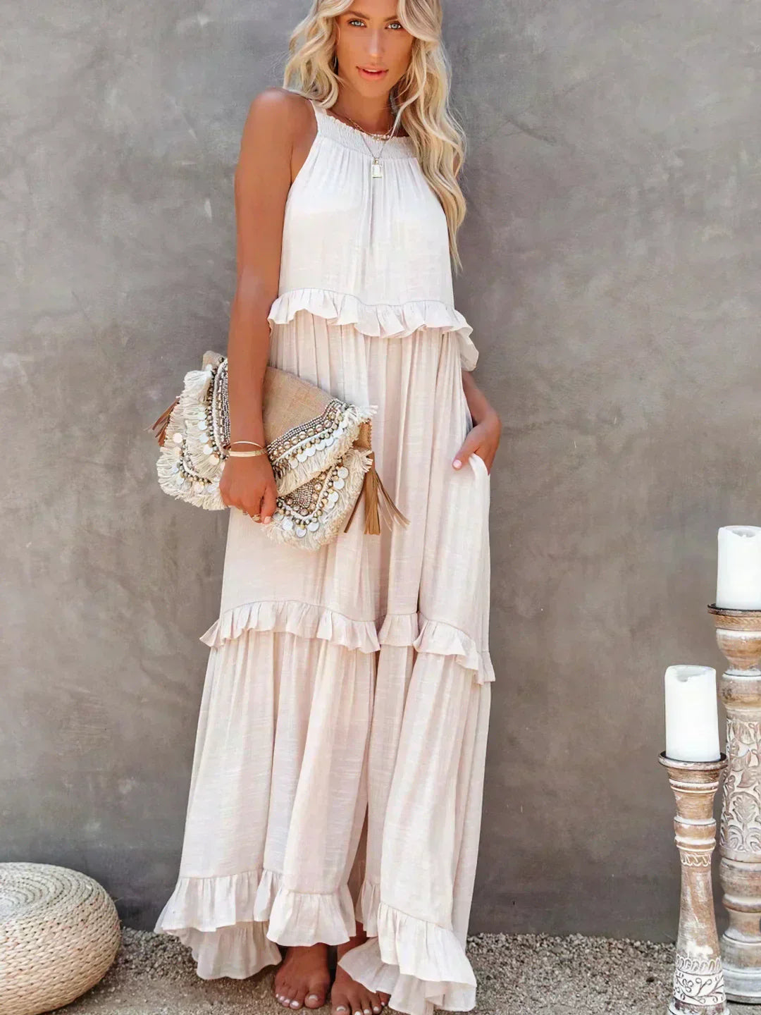 LUCIA | RELAXED TIERED MAXI DRESS