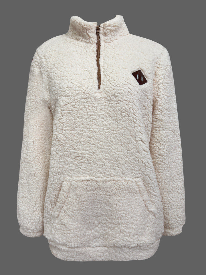 NORTHLINE STUDIO | Patch Quarter Zip Pullover