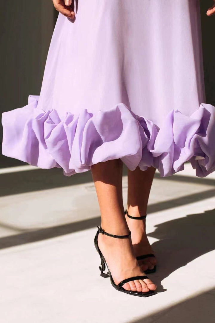 SOPHIA | ELEGANT RUFFLE DRESS