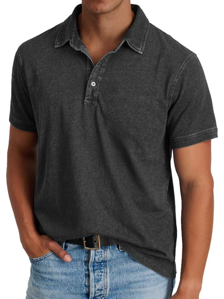 NICK | VINTAGE WASH POLO SHIRT