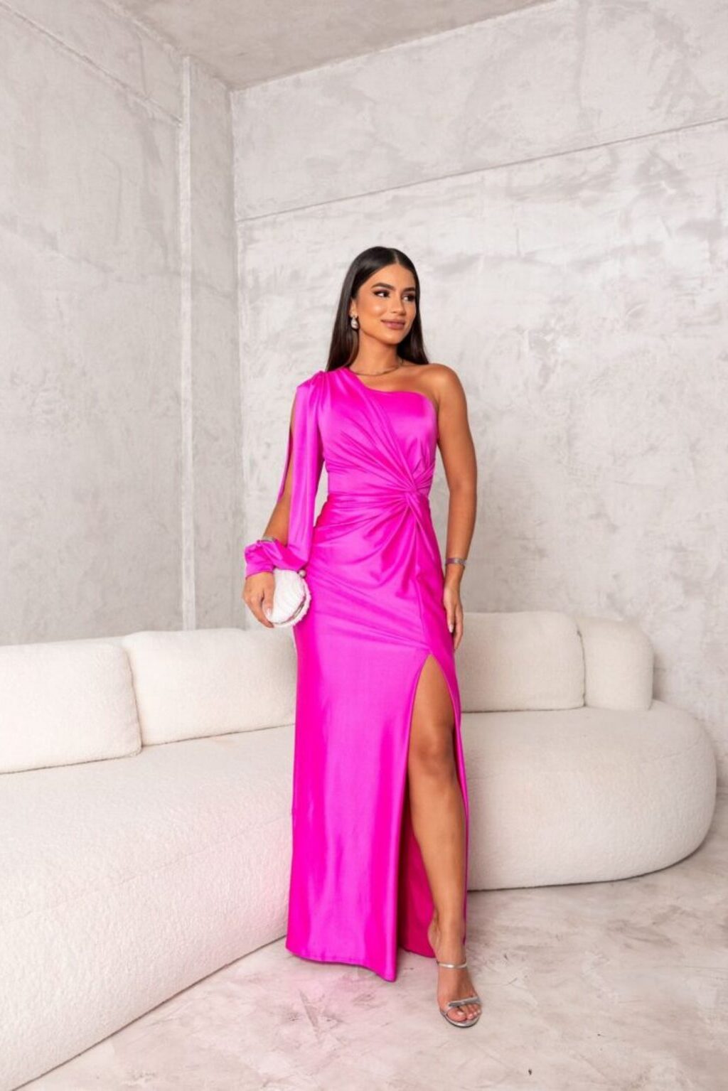 PAIGE | ONE-SHOULDER EVENING GOWN