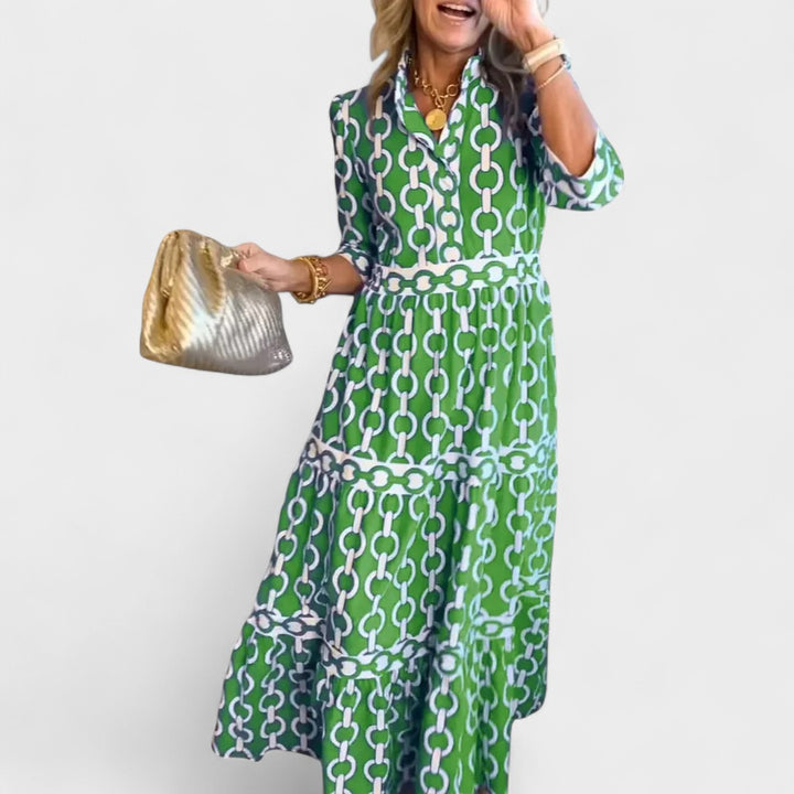 KAREN | PRINTED SHIRT DRESS
