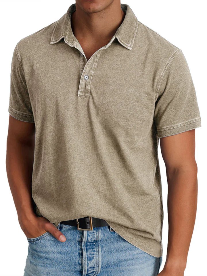 NICK | VINTAGE WASH POLO SHIRT