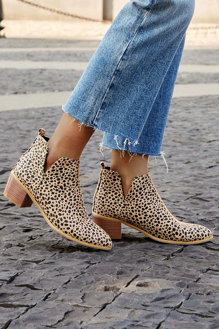 NORTHLINE STUDIO | PRINTED ANKLE BOOTS
