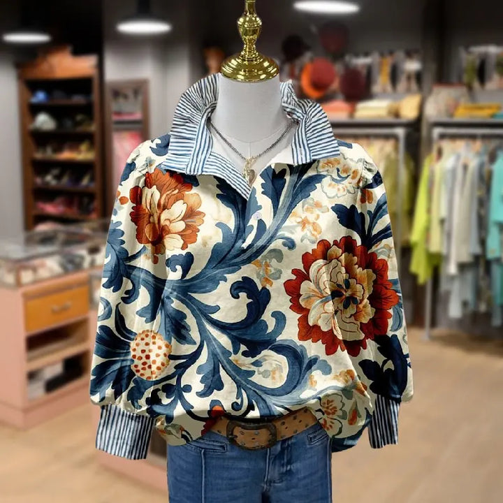 NORTHLINE STUDIO | STATEMENT PRINT BLOUSE