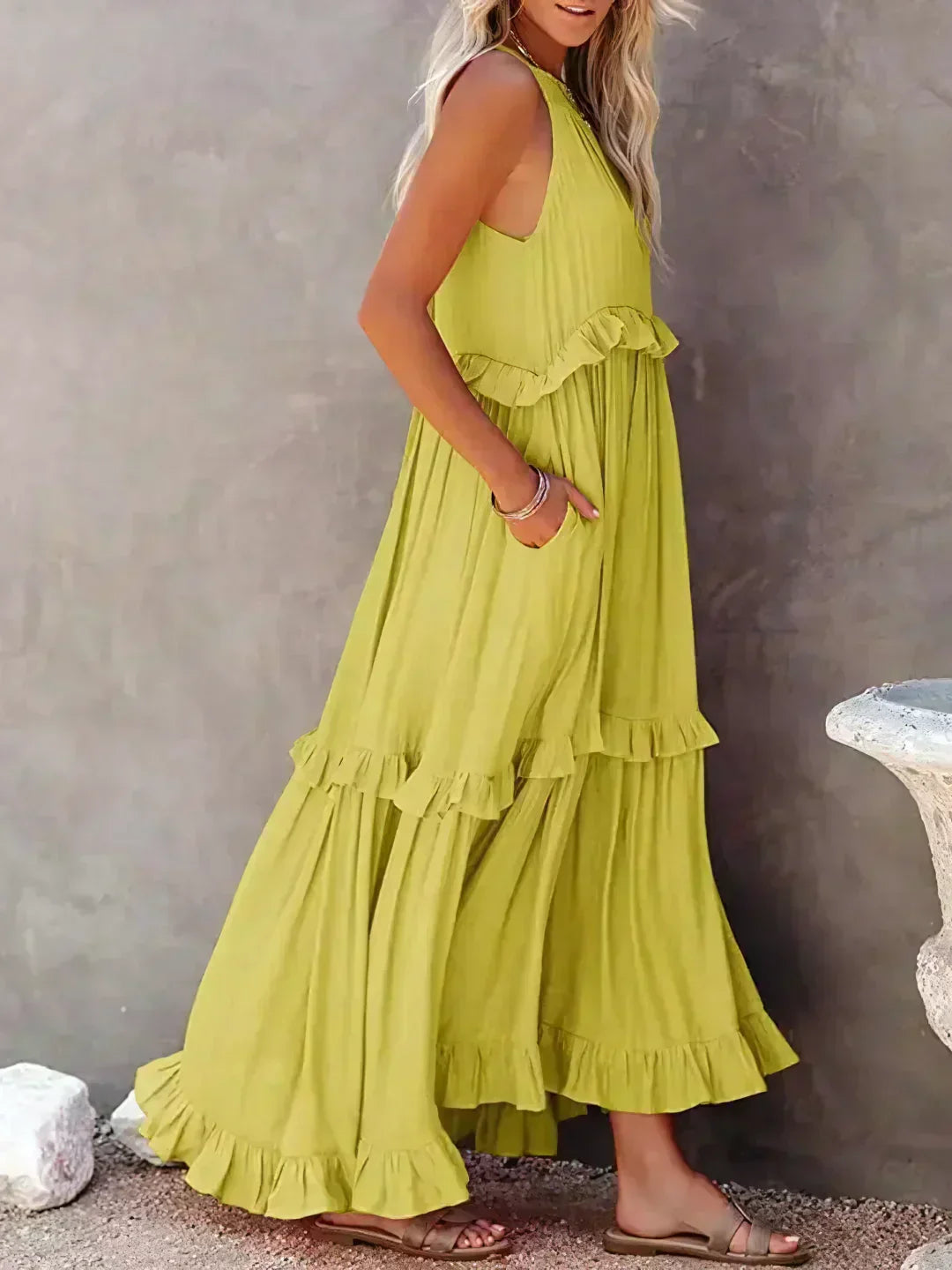 LUCIA | RELAXED TIERED MAXI DRESS