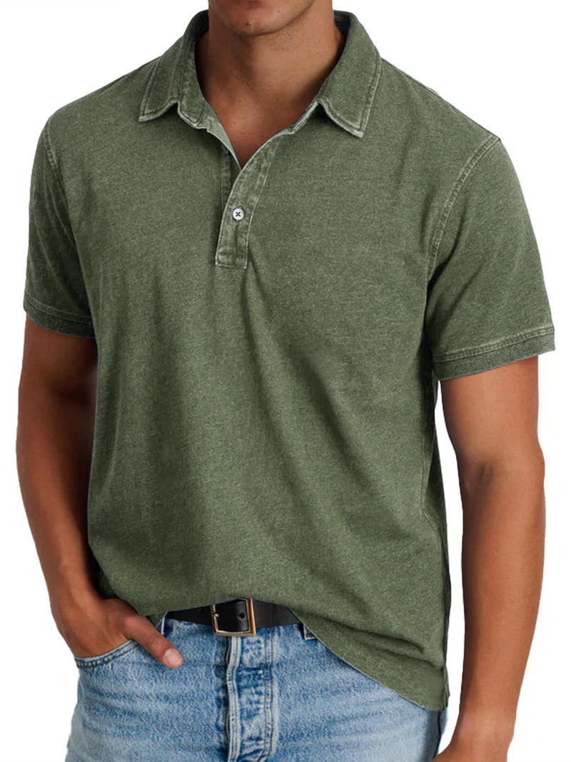 NICK | VINTAGE WASH POLO SHIRT