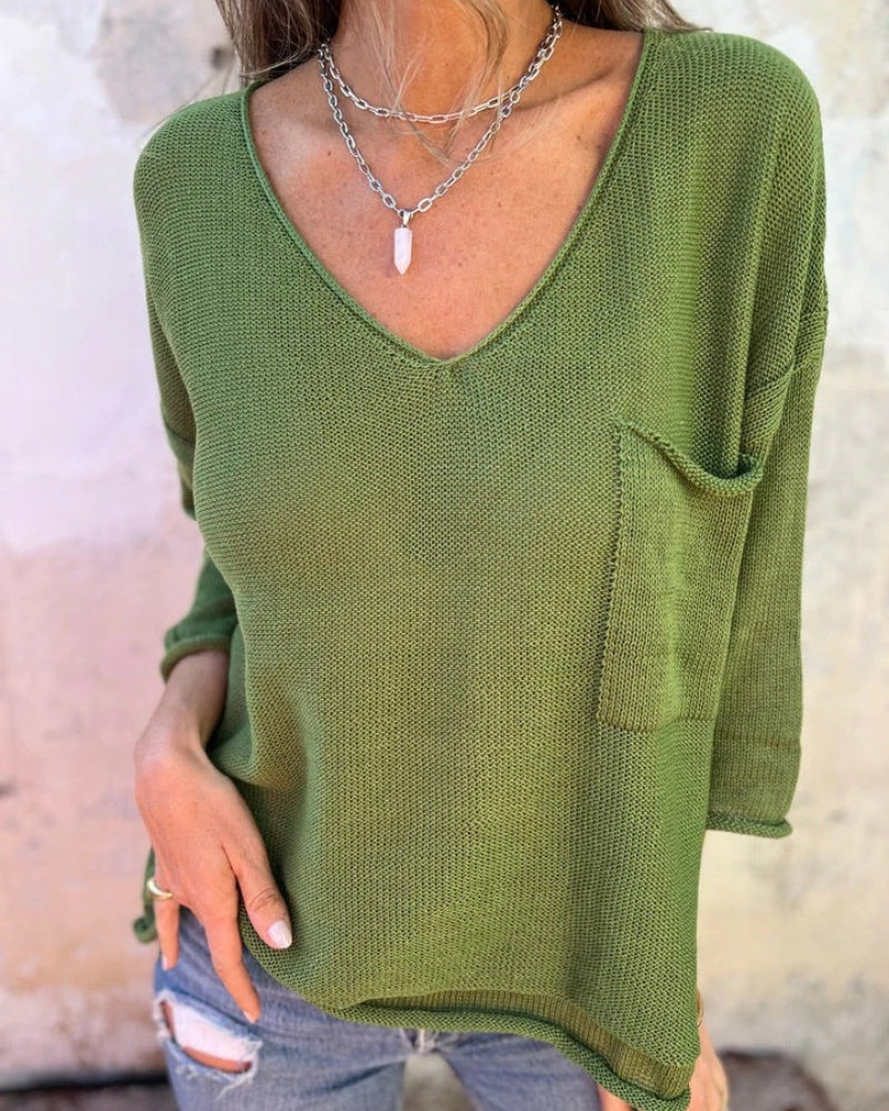 NORTHLINE STUDIO | RELAXED POCKET SWEATER