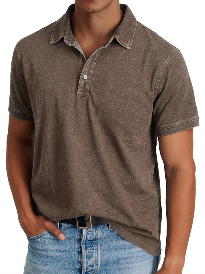 NICK | VINTAGE WASH POLO SHIRT