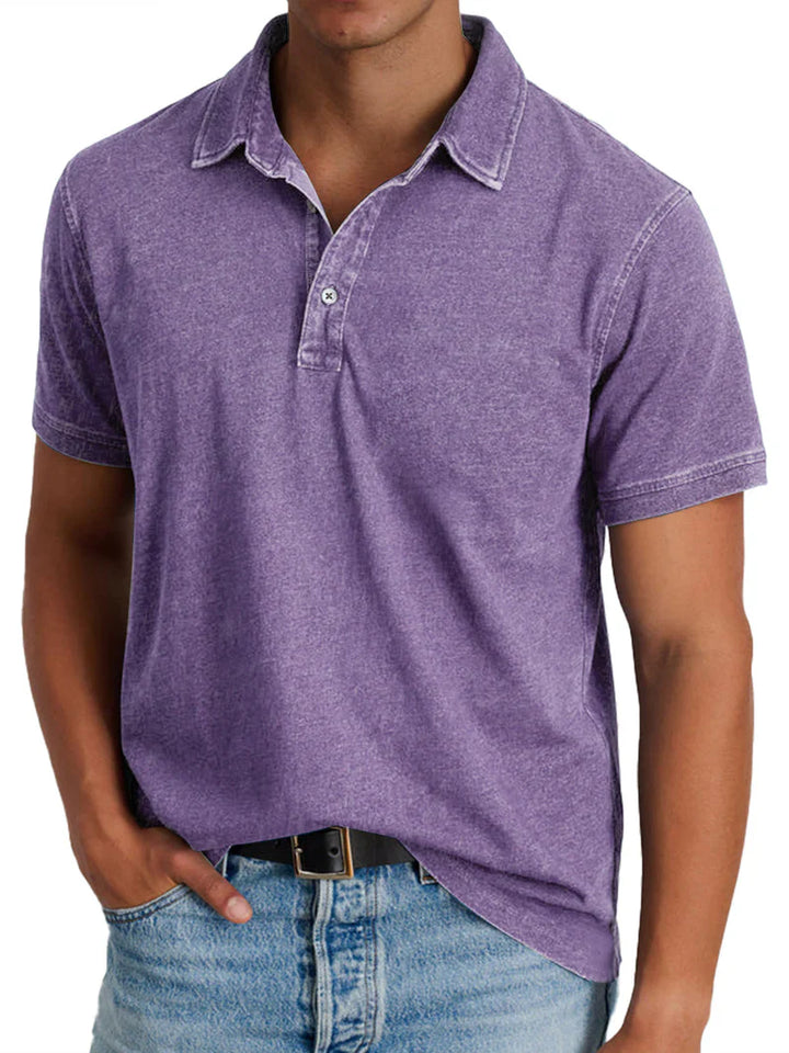 NICK | VINTAGE WASH POLO SHIRT