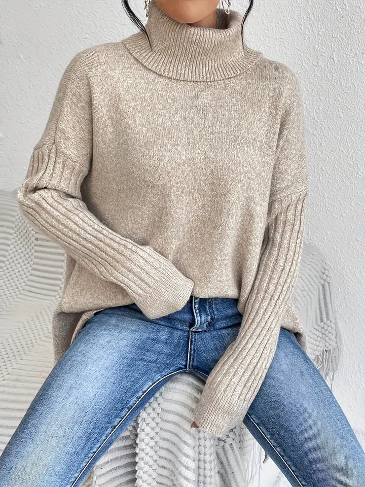 RELAXED TURTLENECK SWEATER