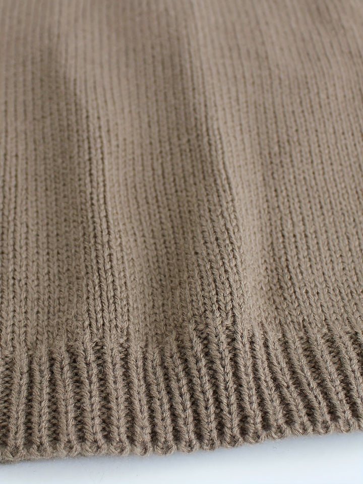 NORTHLINE STUDIO | Striped Zipper Sweater