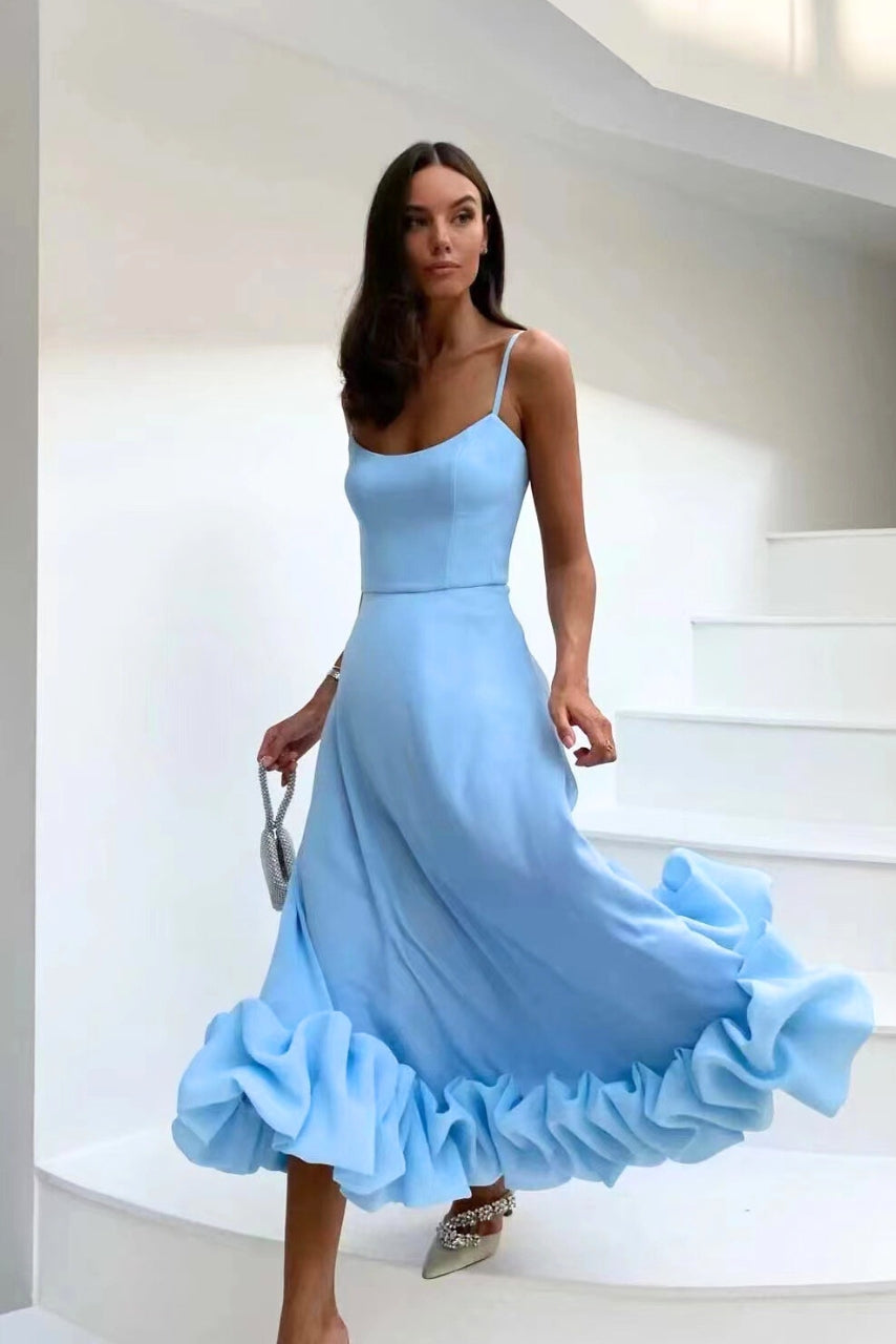 SOPHIA | ELEGANT RUFFLE DRESS