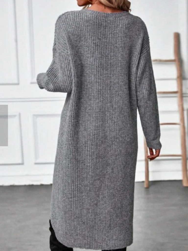 ARIA WRAP KNIT DRESS