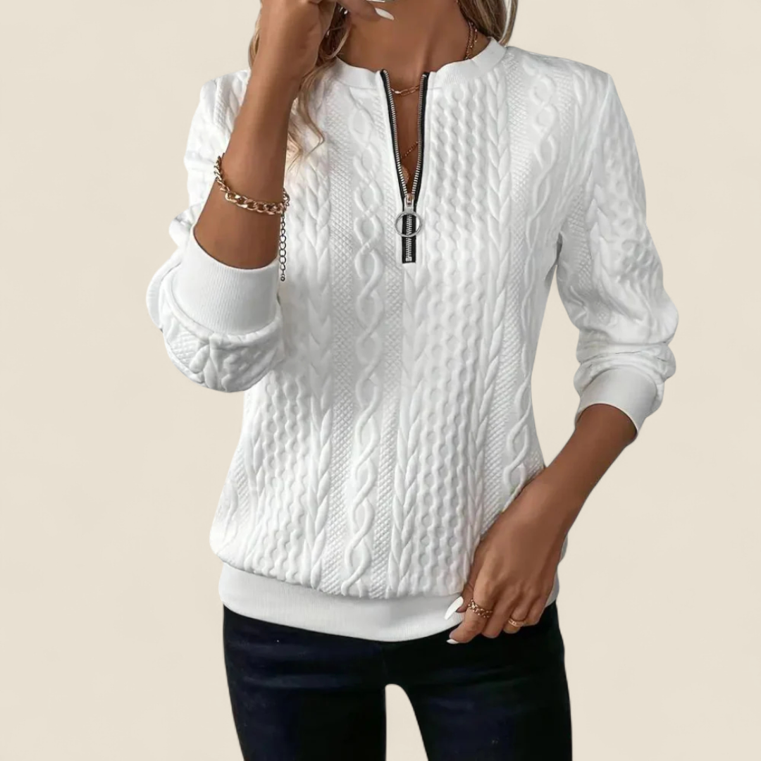 Esme | Zip Up Sweater