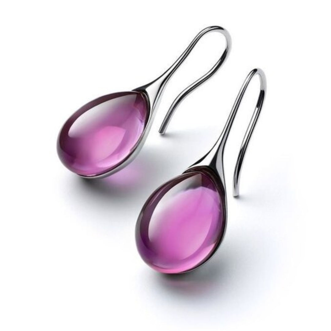 Lucy I Crystal Drop Earrings
