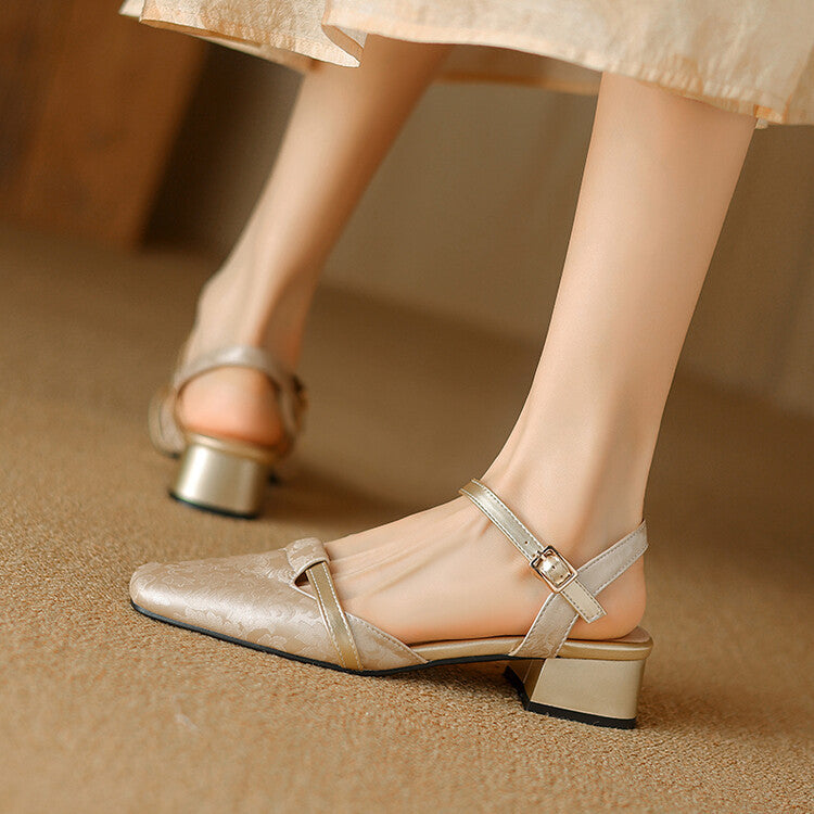 NORTHLINE STUDIO | CONTRAST SLINGBACK HEELS