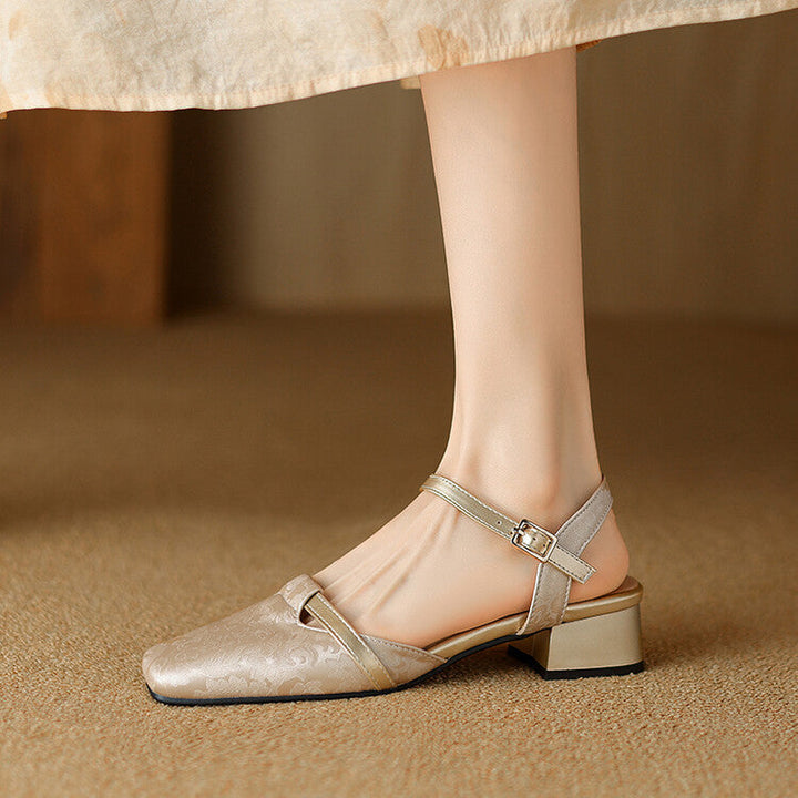 NORTHLINE STUDIO | CONTRAST SLINGBACK HEELS